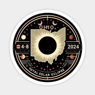 OHIO TOTAL SOLAR ECLIPSE 4-8-2024 Magnet